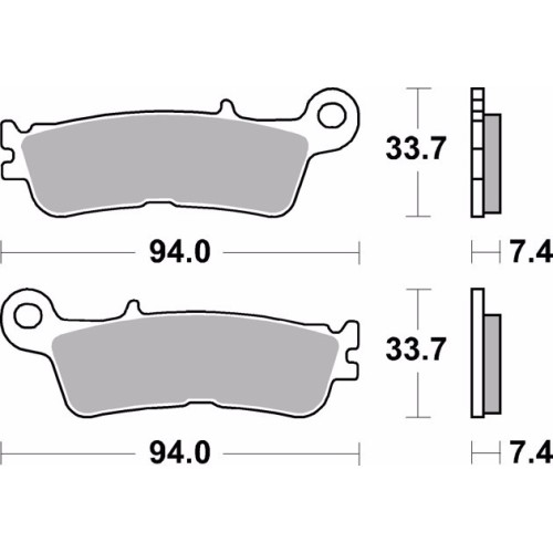 pastillas de freno moto brembo sinterizadas 07ya55sd