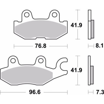 pastillas de freno moto brembo sinterizadas 07ya57sd 2