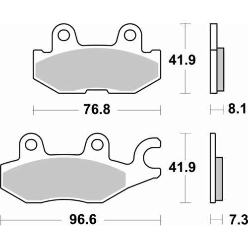 pastillas de freno moto brembo sinterizadas 07ya57sd