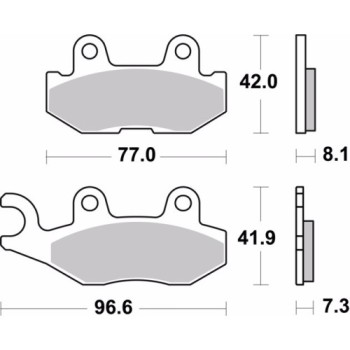 pastillas de freno moto brembo sinterizadas 07ya58sd 2