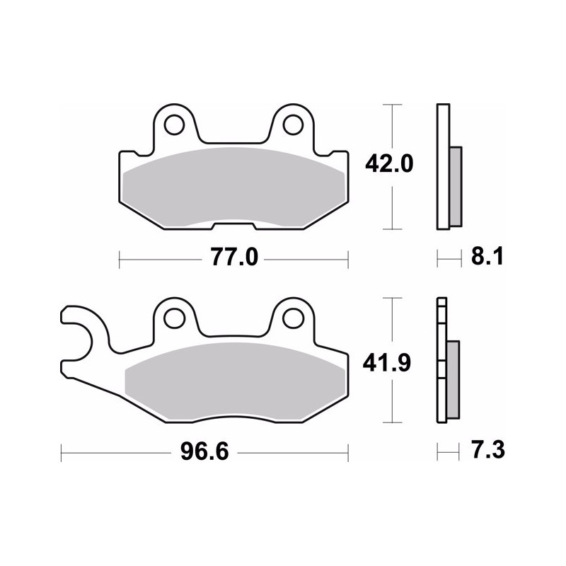pastillas de freno moto brembo sinterizadas 07ya58sd