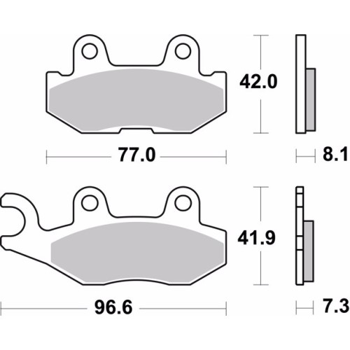 pastillas de freno moto brembo sinterizadas 07ya58sd
