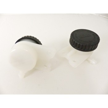 deposito de liquido de frenos brembo 30 cm montaje horizontal salida recta blanco 2