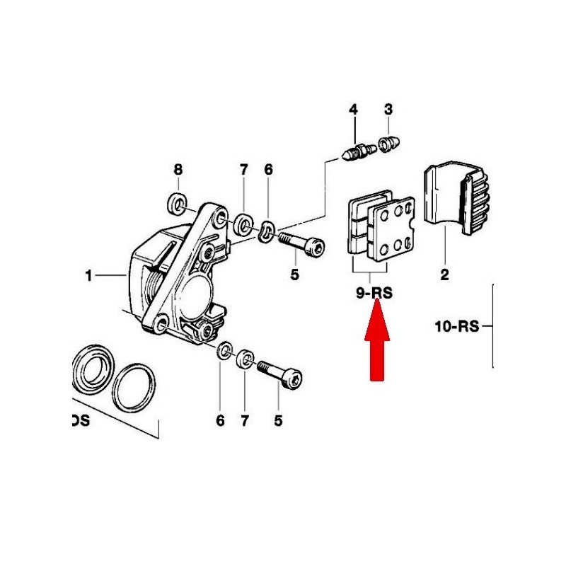 pastillas brembo oem bmw guzzi 107418325