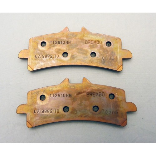 juego de pastillas de freno brembo tt 2910 hh sinterizadas ref 107988210