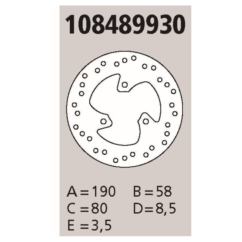 disco brembo genuine aprilia piaggio 50 108489930