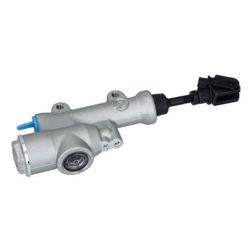 bomba de freno trasera moto brembo 10850520 ps12 plata con deposito integrado