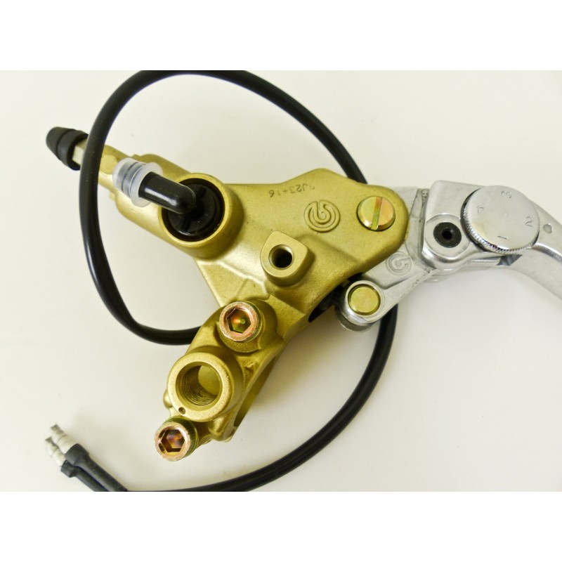 bomba de freno delantera moto brembo 10977025 psc16 axial oro