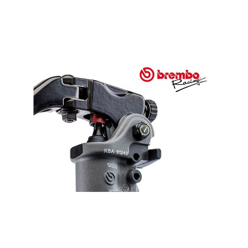bomba de freno brembo racing hpk 15rcs maneta corta compatible abs 110a26320