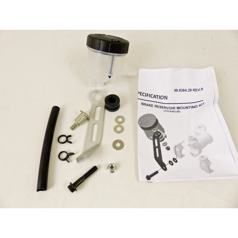 deposito de liquido de freno 45 cc con kit de montaje brembo 110a26385