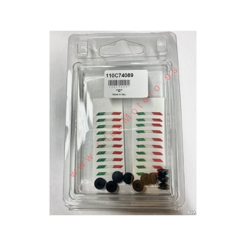 tapon de goma y pegatina tricolor brembo racing ref 110c74089 repuesto oem para bomba
