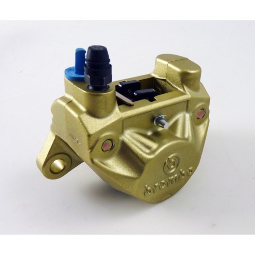 pinza de freno trasera moto brembo 20516143 p32f axial oro 84 mm