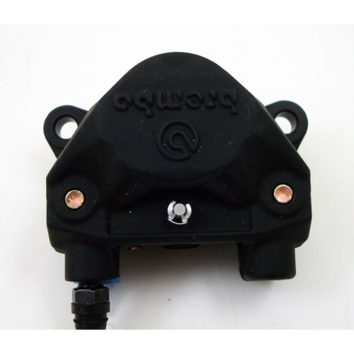 pinza de freno trasera moto brembo 20516171 p32f axial negra 84 mm