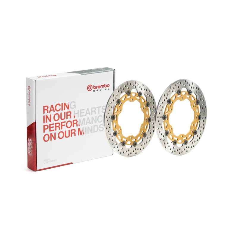 pareja de discos de freno delanteros brembo 208973718 supersport flotantes 300 x 5 5 mm