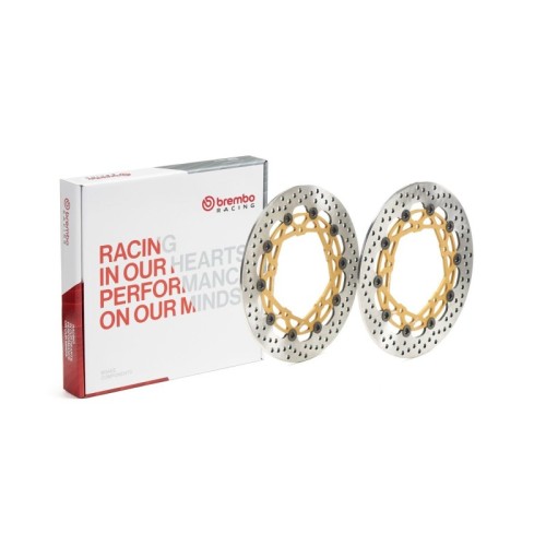 pareja de discos de freno brembo racing 300mm supersport 208973719