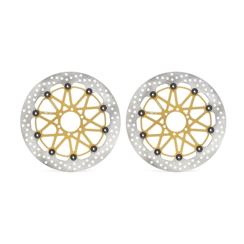 pareja discos de freno brembo racing 320mm supersport 208973725