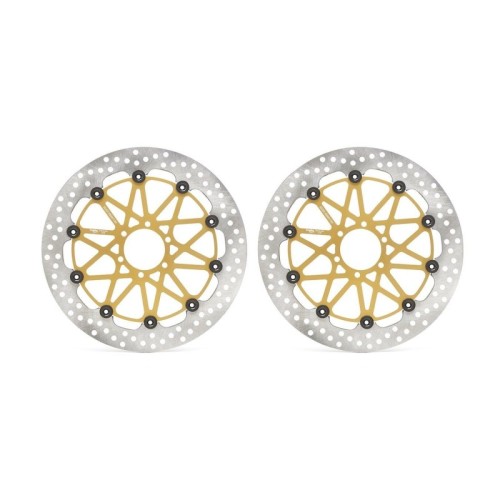 pareja discos de freno brembo racing 320mm supersport 208973725