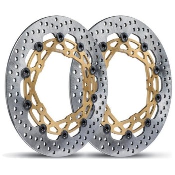 pareja discos de freno brembo racing 320 supersport 208973745