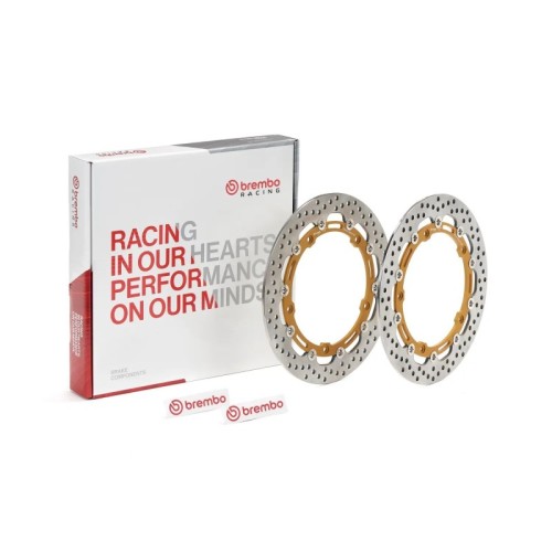 pareja discos de freno brembo racing 320 supersport 208973751