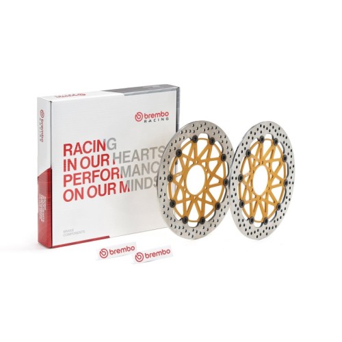 pareja discos de freno brembo racing 320 supersport 208973767