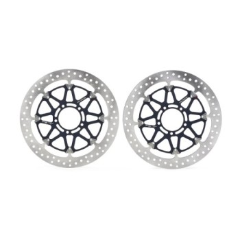 pareja de discos de freno delanteros brembo 208a98536 t drive flotantes 320 x 5 5 mm para 2