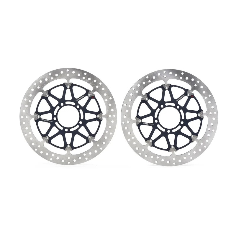 pareja de discos de freno delanteros brembo 208a98536 t drive flotantes 320 x 5 5 mm para