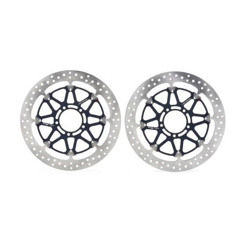 pareja de discos de freno delanteros brembo 208a98536 t drive flotantes 320 x 5 5 mm para