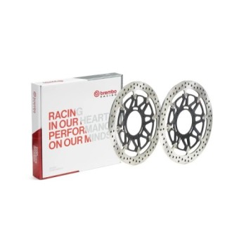 discos de freno delanteros brembo 208a98545 t drive 320 mm flotantes