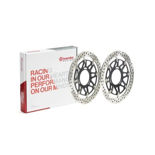 discos de freno delanteros brembo 208a98545 t drive 320 mm flotantes