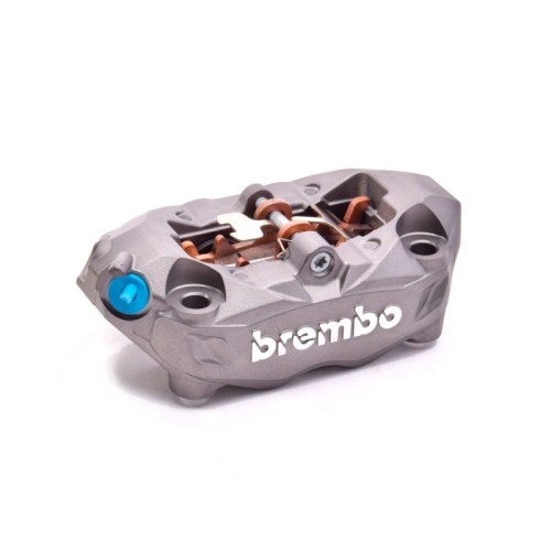 pinza freno delantera izquierda radial 100mm brembo m432b titanio 20b69074