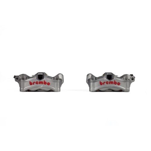 kit de pinzas de freno brembo stylema 220d02010 izquierda y derecha titanio 100 mm