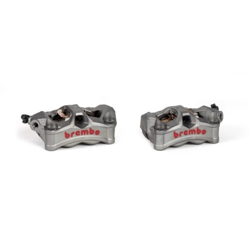 kit de pinzas de freno brembo stylema 220d02010 izquierda y derecha titanio 100 mm