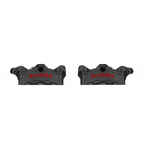 kit de pinzas de freno brembo stylema 220d02070 izquierda y derecha negro 100 mm
