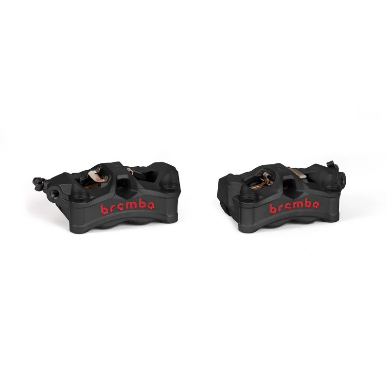 kit de pinzas de freno brembo stylema 220d02070 izquierda y derecha negro 100 mm