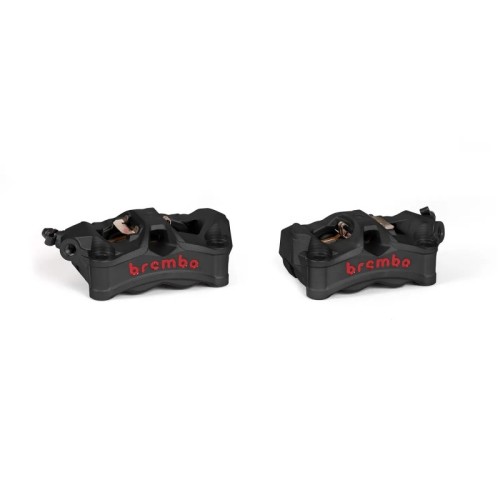 kit de pinzas de freno brembo stylema 220d02070 izquierda y derecha negro 100 mm