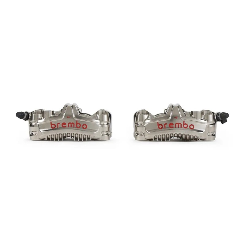 pareja de pinzas de freno radiales brembo racing 108mm gp4 ms monobloc 220d60030