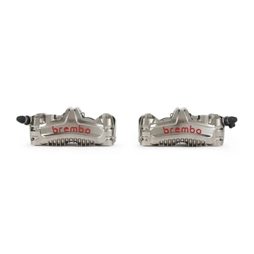 pareja de pinzas de freno radiales brembo racing 108mm gp4 ms monobloc 220d60030