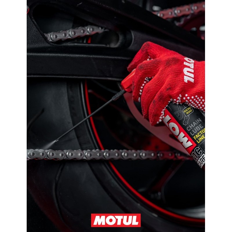lubricante de cadena motul c4 chain lube factory line 114836 aerosol 100 ml