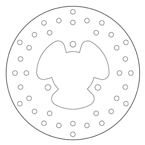 disco de freno moto brembo fijo serie oro 68b407l7