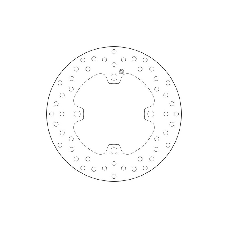 disco de freno moto brembo fijo serie oro 68b407p8