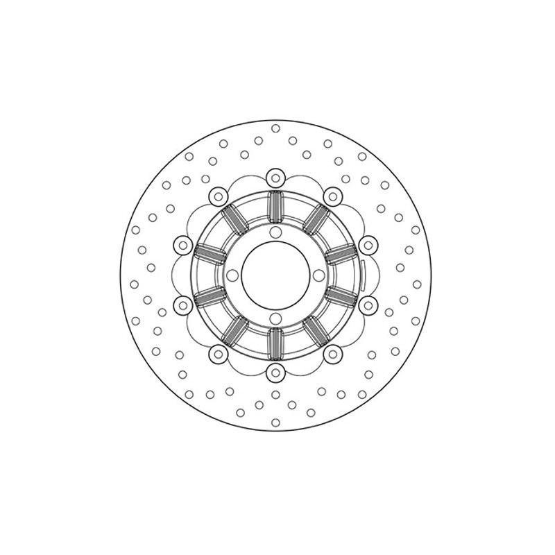 disco de freno moto brembo fijo serie oro 78b40816