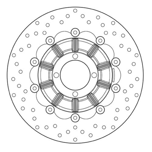 disco de freno moto brembo fijo serie oro 78b40816
