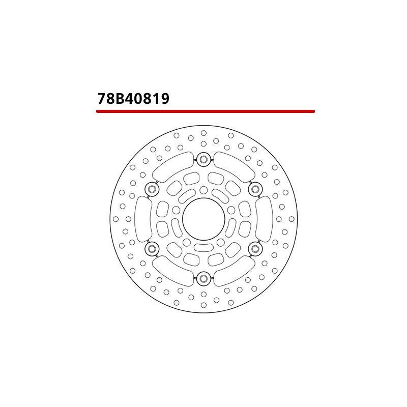 disco de freno moto brembo fijo serie oro 78b40819