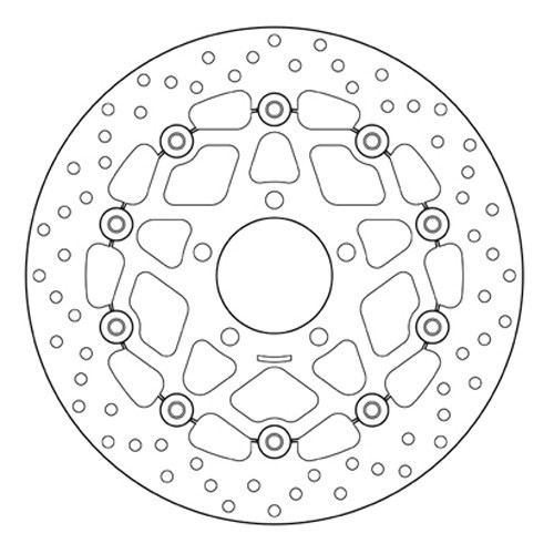 disco de freno moto brembo fijo serie oro 78b40842
