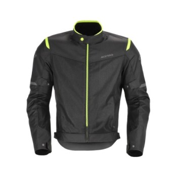 chaqueta acerbis ce ramsey vented 2 0 color gris y amarillo 0026149 318 2