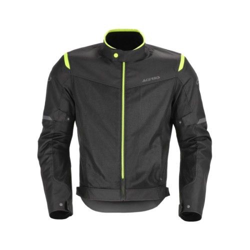 chaqueta acerbis ce ramsey vented 2 0 color gris y amarillo 0026149 318