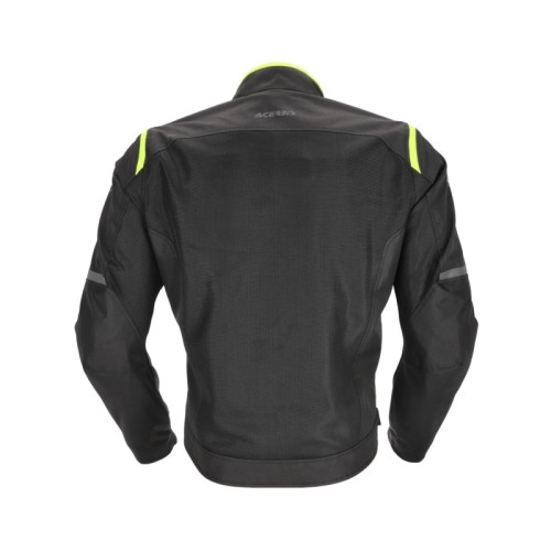 chaqueta acerbis ce ramsey vented 2 0 color gris y amarillo 0026149 318