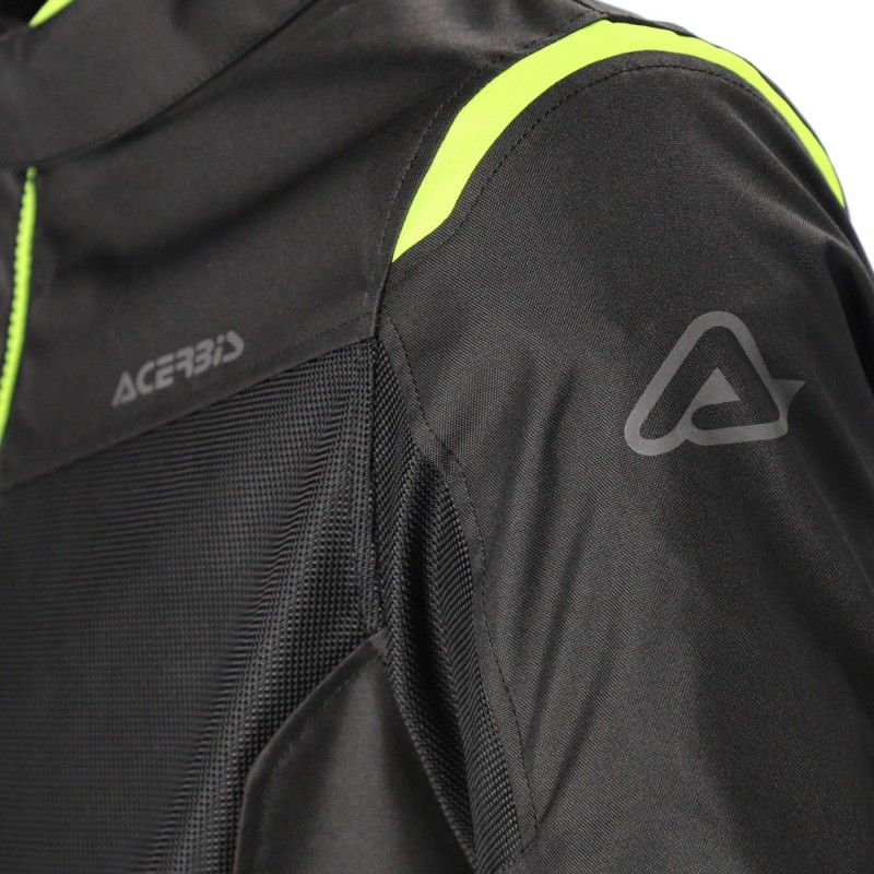 chaqueta acerbis ce ramsey vented 2 0 color gris y amarillo 0026149 318