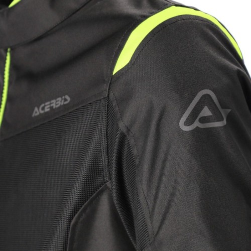 chaqueta acerbis ce ramsey vented 2 0 color gris y amarillo 0026149 318