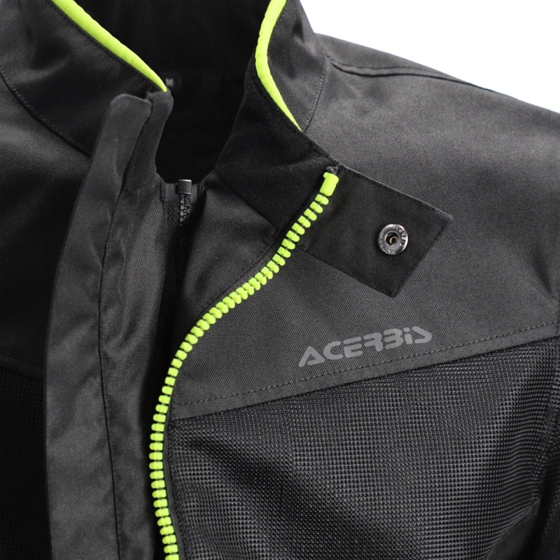 chaqueta acerbis ce ramsey vented 2 0 color gris y amarillo 0026149 318